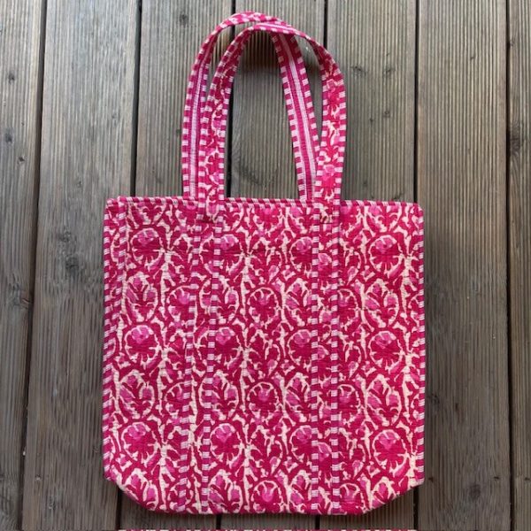 Shopper - donkerroze