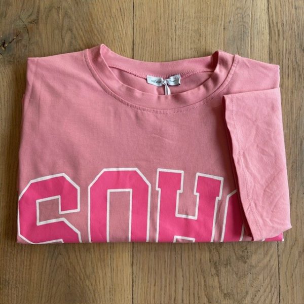 T-shirt SOHO lichtroze - Afbeelding 2