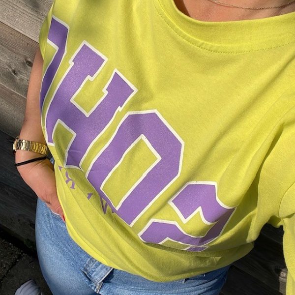 T-shirt SOHO limegroen