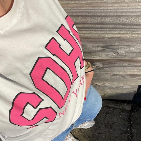 T-shirt SOHO wit