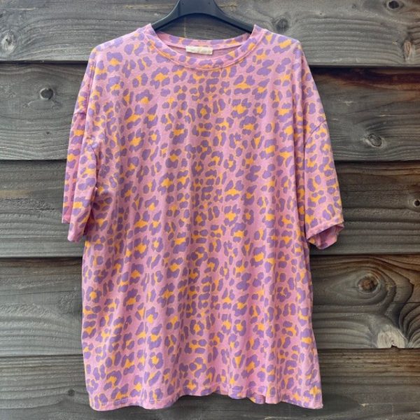 T-shirt panter print - verschillende kleuren - Afbeelding 3
