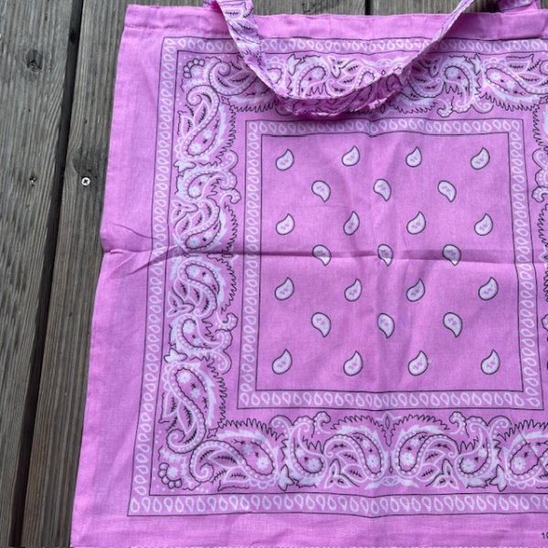 Tas paisley print - roze - Afbeelding 4