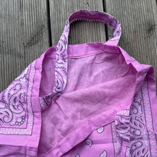Tas paisley print - roze - Afbeelding 3