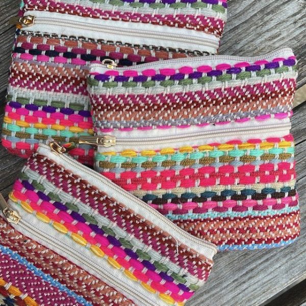 Portemonnee boho - roze