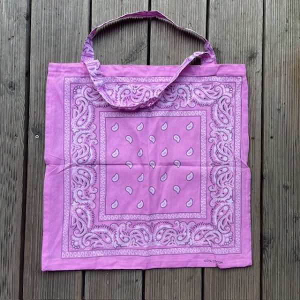 Tas paisley print - roze - Afbeelding 2