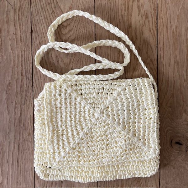 Raffia stro tas - verschillende kleuren - Afbeelding 3