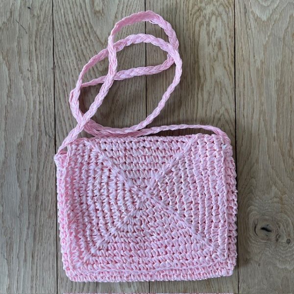 Raffia stro tas - verschillende kleuren - Afbeelding 4