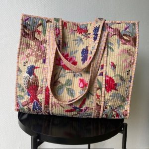 Shopper / Strandtas creme