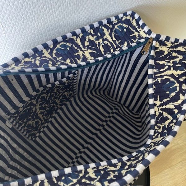 Shopper / Strandtas blauw - Afbeelding 3