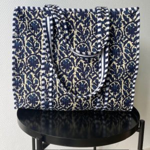 Shopper / Strandtas blauw