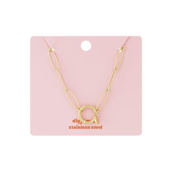 Gouden lus ketting - Afbeelding 3
