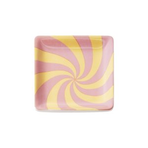 Sieradenschaaltje - swirl pink