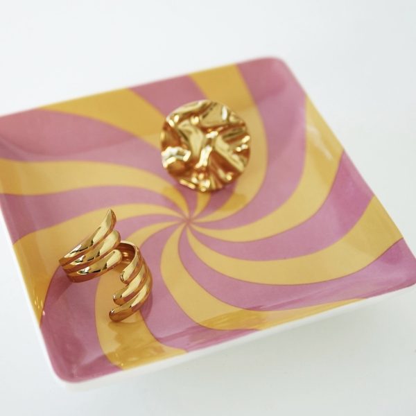 Sieradenschaaltje - swirl pink - Afbeelding 3