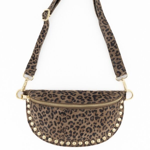 Tas Debby suede - luipaard