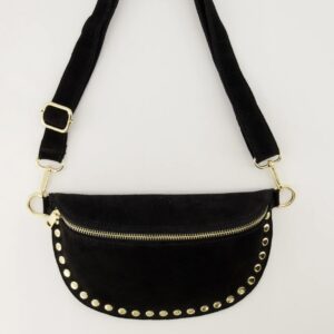 Tas Debby suede - zwart