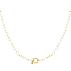 Ketting - slot goud