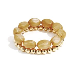 Armbandenset - lichtbruin