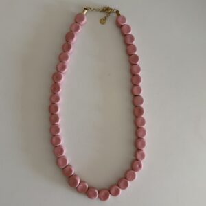 Ketting keramiek roze