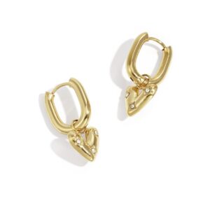 Oorbellen basic hart