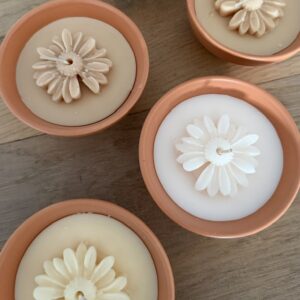 Bloemkaars in potje