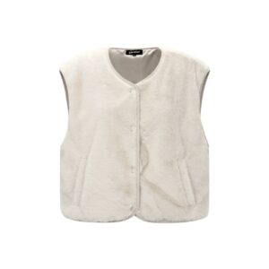 Gilet faux fur - beige s/m