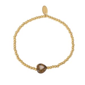 Armband kraaltjes aura - tijgeroog