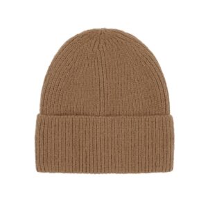 Beanie basic- lichtbruin