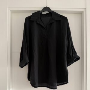 Blouse basic - zwart